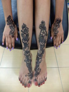 Henna tattoos